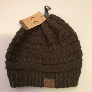 C.C Olive Green Beanie NWT